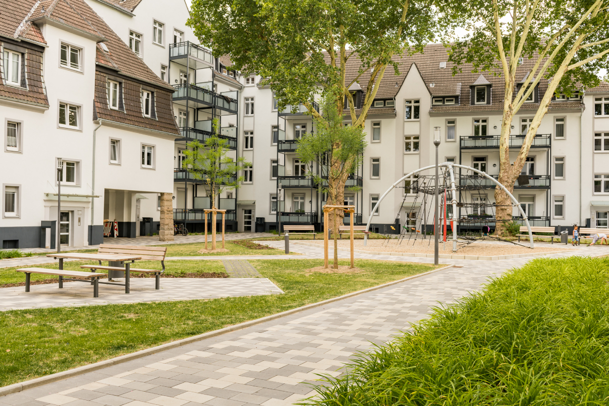Abgeschlossenes Projekt nach Freiflächenplanung nach HOAI.